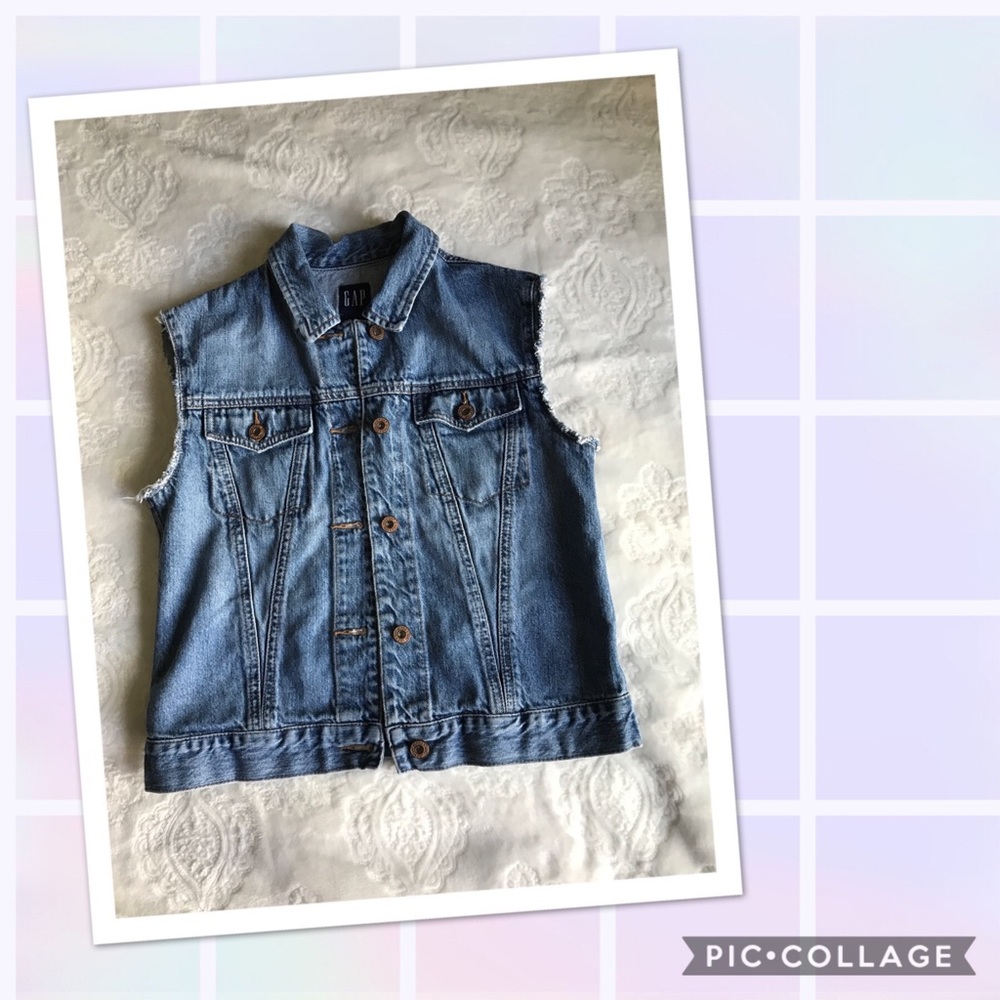 Gap denim vest